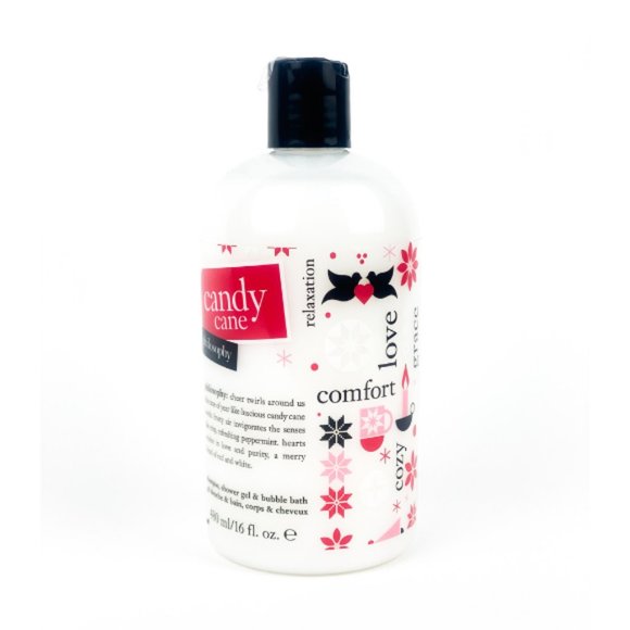 Candy Cane shampoo, shower gel, & bubble bath - Picture 1 of 4